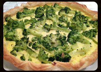 Ultimate Serving Recipe AMIEs Cauliflower  Broccoli Quiche Delicious