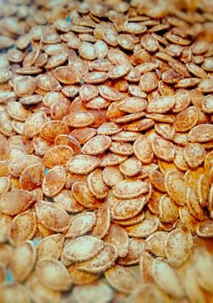 A picture of Sweet n' Spicy Pumpkin Seeds.