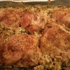 A picture of Wild Rice Chicken Bake.