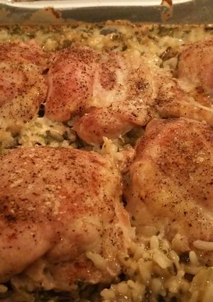 A picture of Wild Rice Chicken Bake.