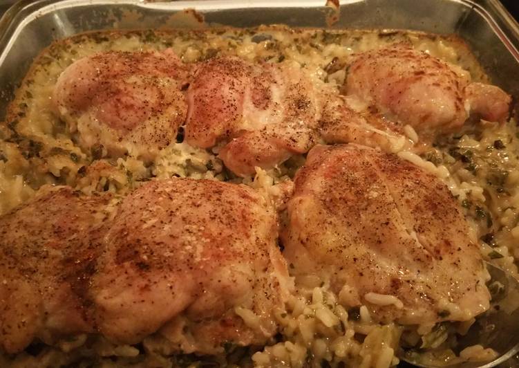 Recipe of Quick Wild Rice Chicken Bake