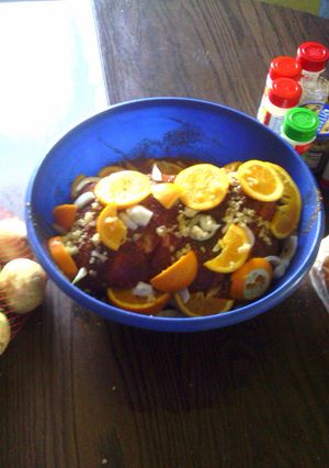 A picture of Orange Pork Roast.