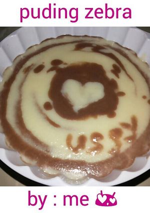 Foto resep Puding zebra