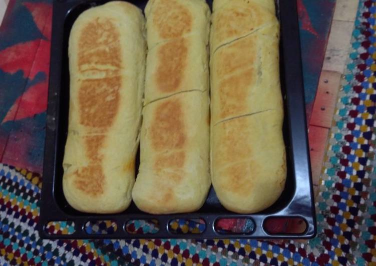 Recipe of Super Quick Homemade Tumeric baguette