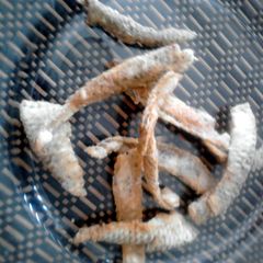 Crispy Fried Bluegill Skins A picture of Crispy Fried Bluegill Skins.