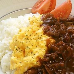 A picture of Scrambled Eggs for Omurice.