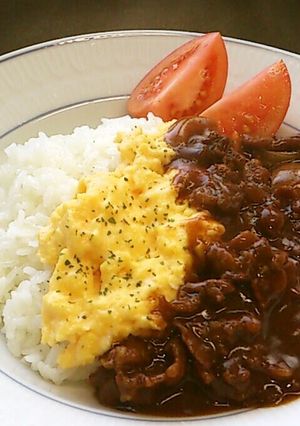 A picture of Scrambled Eggs for Omurice.