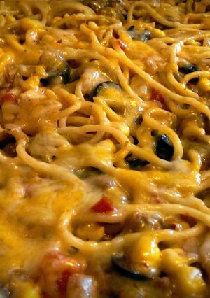 A picture of Taco Spaghetti.