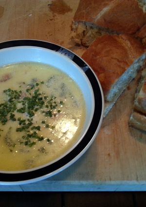 A picture of World's Best Potatoe Soup..