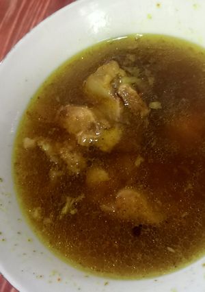 Foto resep Soto kaki babi slow cooker bumbu instan