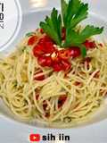 Spaghetti aglio e olio ala sih iin