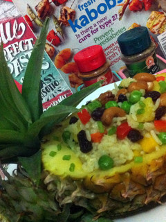 A picture of Pineapple Fried Rice/ Vegetarian.