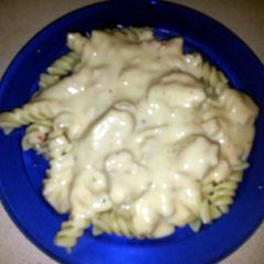 A picture of Crockpot Zesty Italian Chicken Pasta.