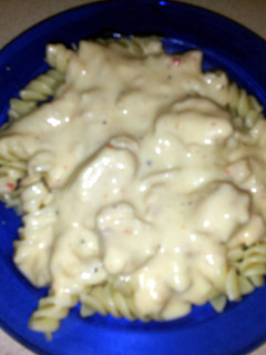 A picture of Crockpot Zesty Italian Chicken Pasta.