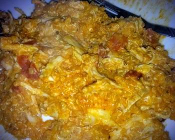 How To Serving Recipe Creamy Buffalo Chicken Quinoa Bake Delicious