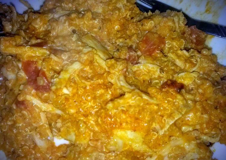 Creamy Buffalo Chicken Quinoa Bake Creamy Buffalo Chicken Quinoa Bake