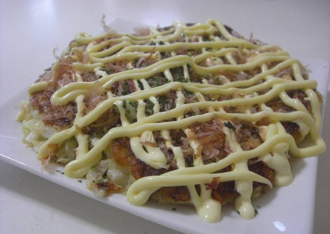 Recipe of Speedy Okonomiyaki that's Crispy Outside and Fluffy Inside