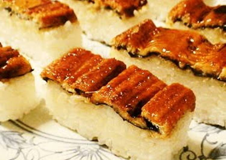 Easy Box-Pressed Eel Sushi