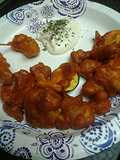 Hungarian paprikash inspired deep fried vegetables