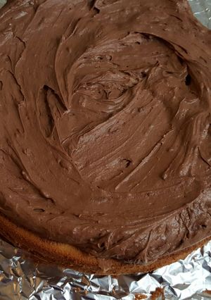 A picture of Leah's Hazelnut Buttercream Frosting.