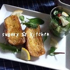 A picture of French Toast Baguettes with Shio-Koji.