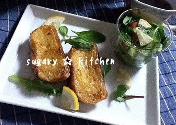 French Toast Baguettes with Shio-Koji