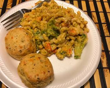 New Recipe One pot Shrimp and broccoli mac and cheese Delicious and Healthy