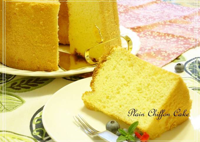 My Favorite Plain Chiffon Cake