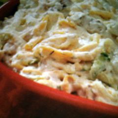 A picture of zucchini dip.