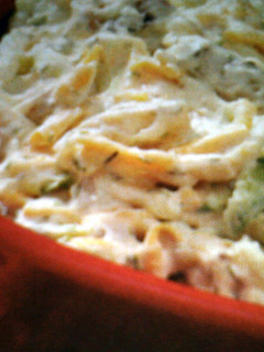 A picture of zucchini dip.