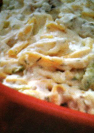 A picture of zucchini dip.
