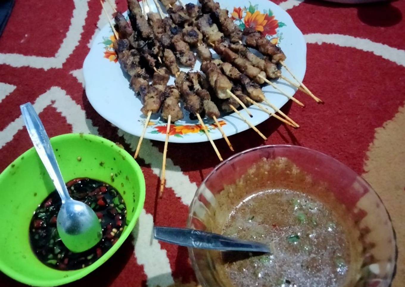 Sate daging teflon