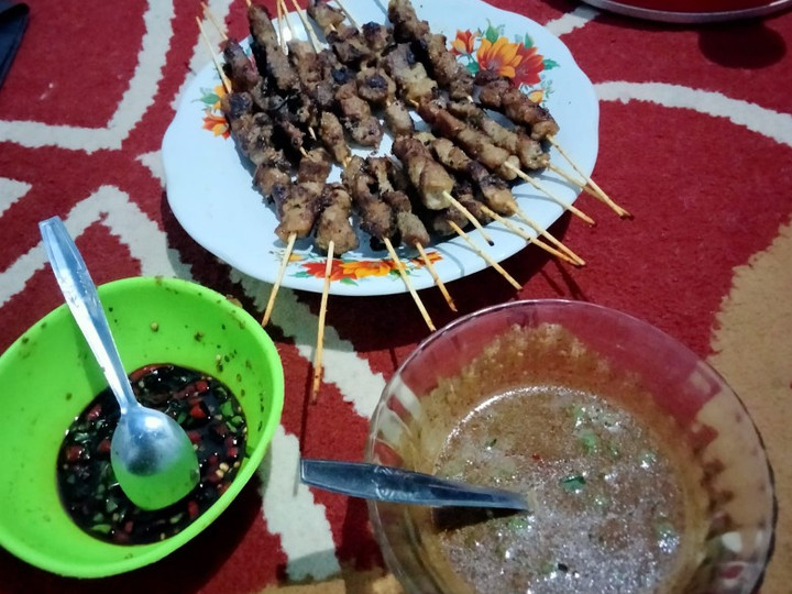 Cara Gampang Membuat Sate daging teflon, Enak