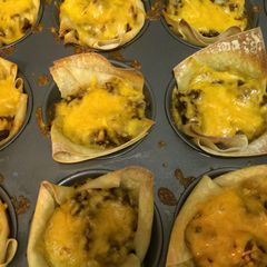 A picture of Taco Cups.