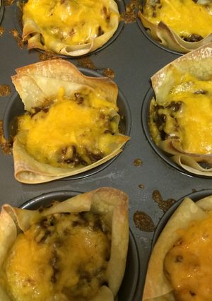A picture of Taco Cups.