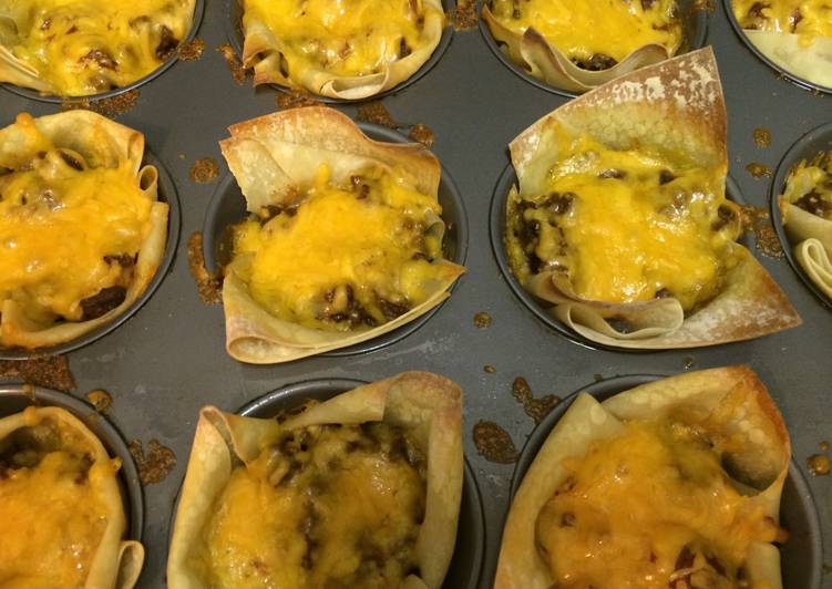 Easiest Way to Prepare Homemade Taco Cups