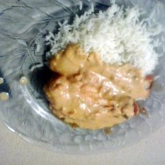 A picture of creamy salsa chicken.