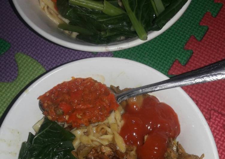 Resep Mie ayam homemade Anti Gagal