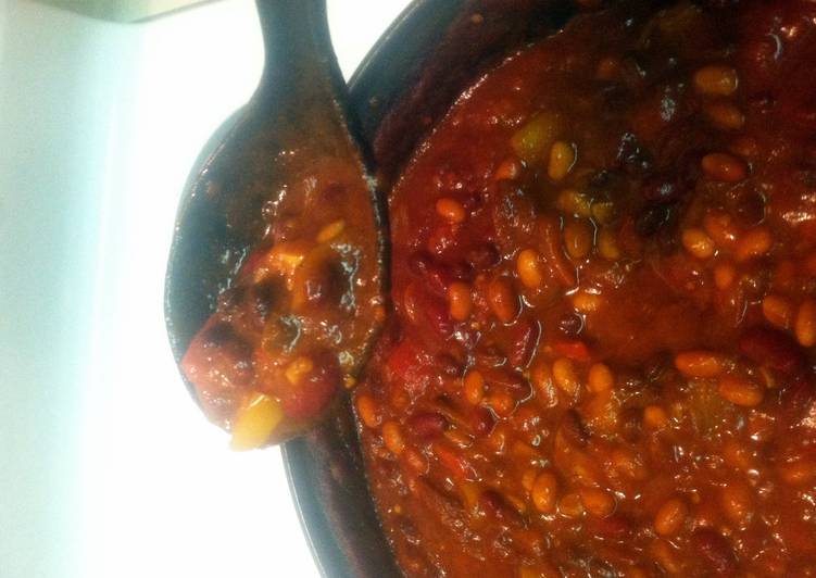 Recipe of Yummy Spicy Vegetarian Chili