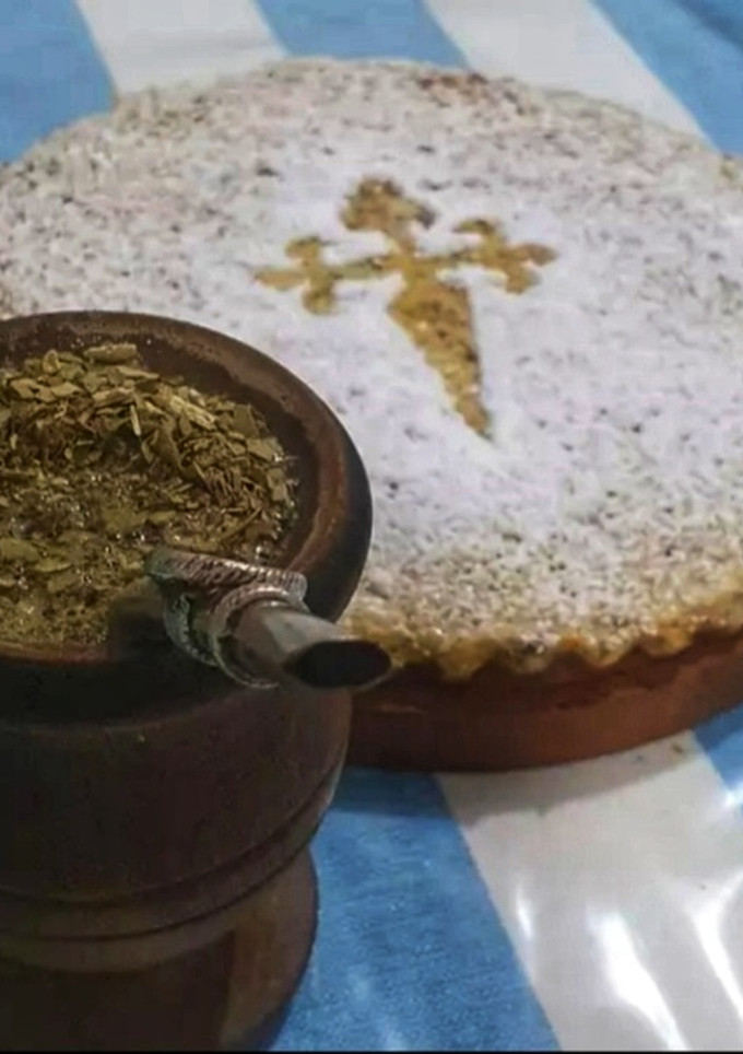 Una foto de 🥧 ๑ Tarta de Santiago de Compostela ๑  - sin T.A.C.C