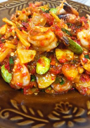 Foto resep Sambal Udang Pete