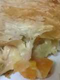 Cheesy chicken veggie pie
