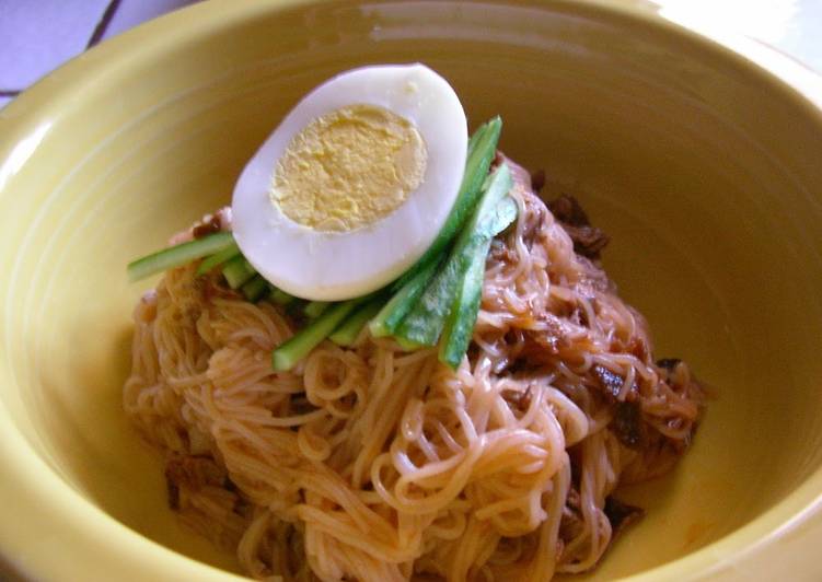 Step-by-Step Guide to Make Super Quick Homemade Bibim Naengmyeon