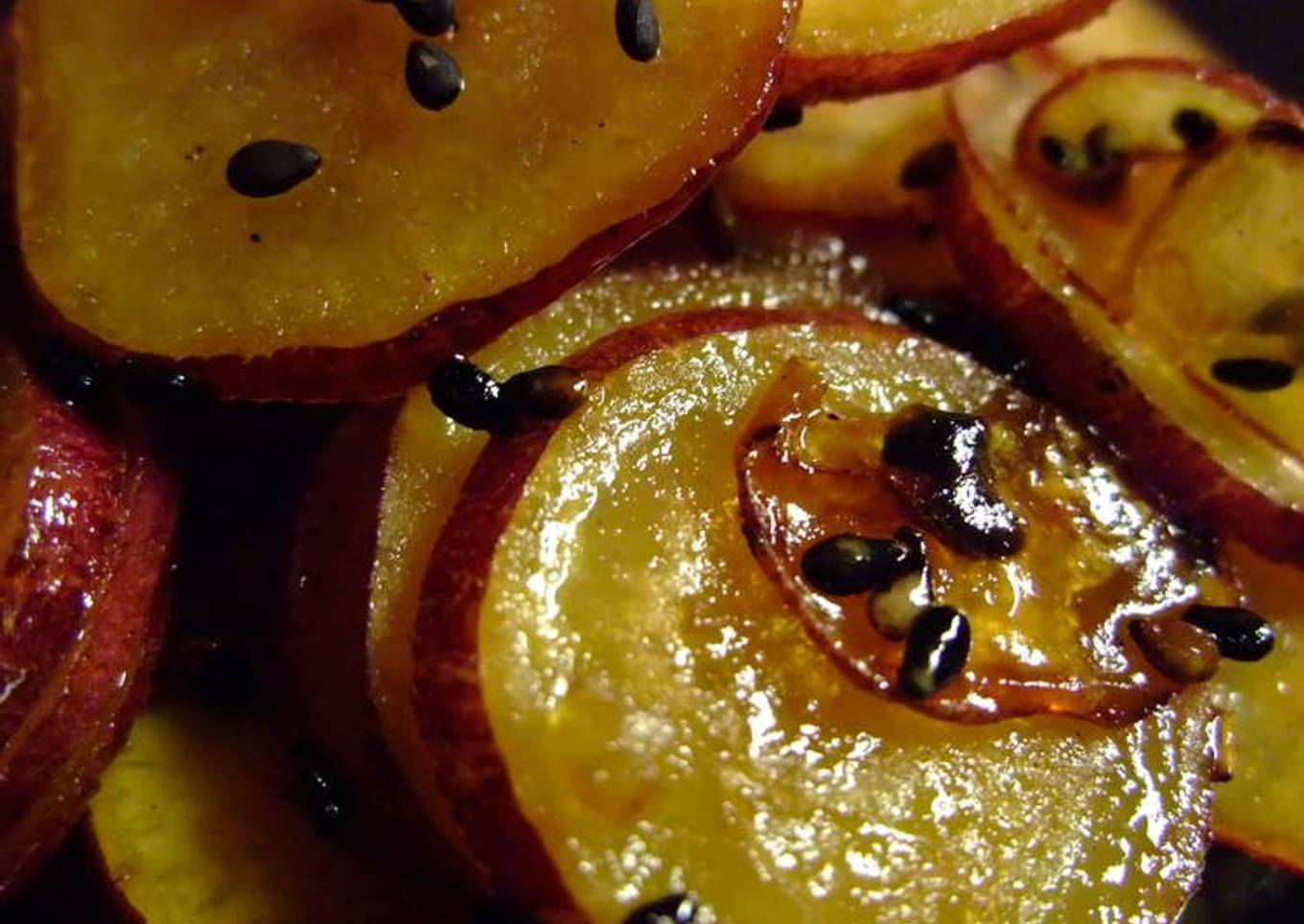 Daigaku-Imo Style Sweet Potato Kinpira