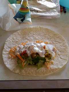 A picture of Avacado veggie wraps!.
