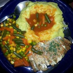 A picture of Garlic Mashed Potatoes.
