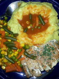 A picture of Garlic Mashed Potatoes.