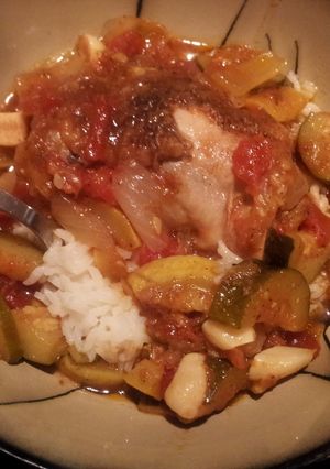 A picture of Stewed Fall Chicken.