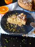 Sbrisolona glutenfree ai pistacchi e crema d'arancia