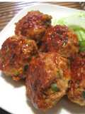Ginger Fried Pork Meatballs